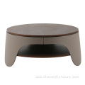 Modern& simple Style Double-deck Wood Coffee Table